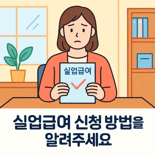 직장내괴롭힘실업급여, 실업급여 신청 방법을 알려주세요